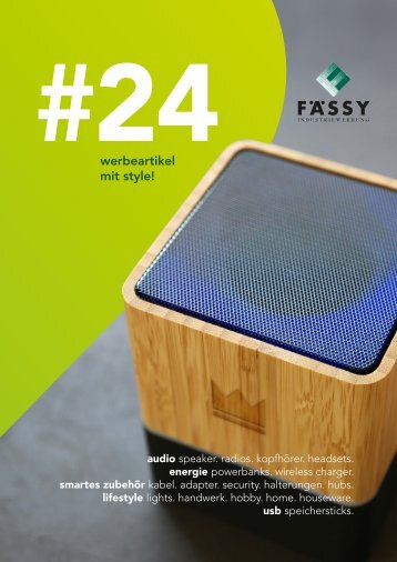 Fässy Werbeartikel mit Style 24