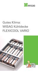 Gutes Klima: WISAG Kühldecke Flexicool VARIO