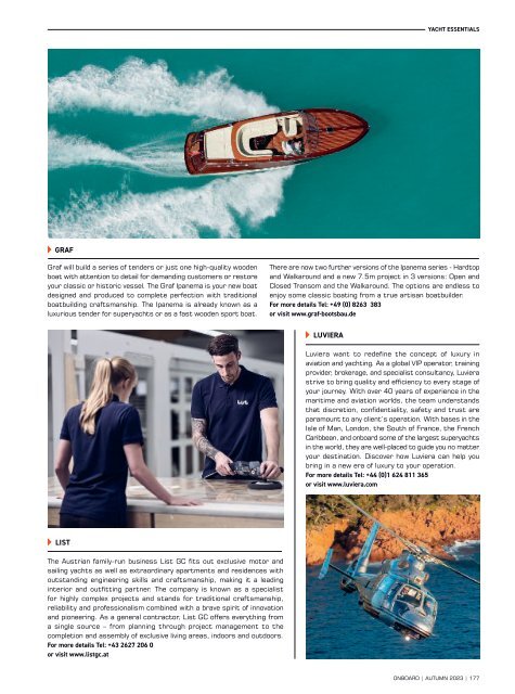 ONBOARD Magazine autumn 2023