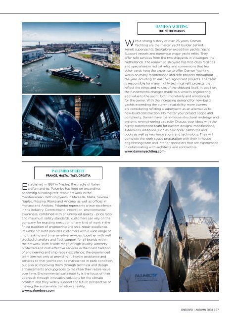 ONBOARD Magazine autumn 2023