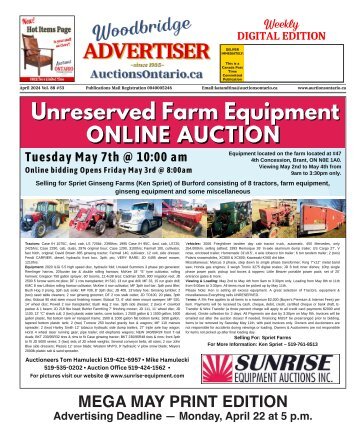 Woodbridge Advertiser/AuctionsOntario.ca - 2024-04-16