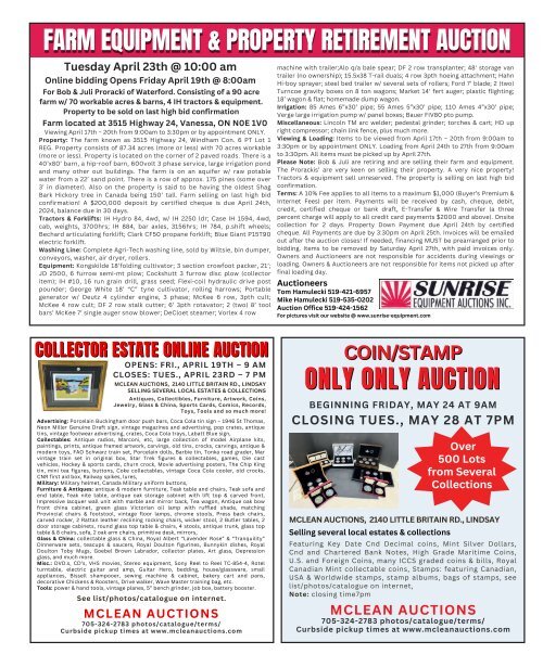 Woodbridge Advertiser/AuctionsOntario.ca - 2024-04-16