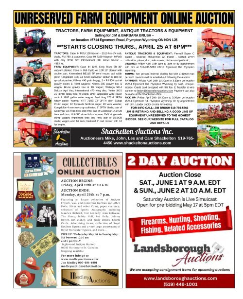 Woodbridge Advertiser/AuctionsOntario.ca - 2024-04-16