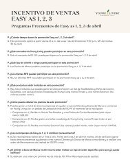 Folleto de la Promoción Easy as 1, 2, 3 de abril