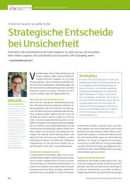 Strategische Entscheide bei Unsicherheit