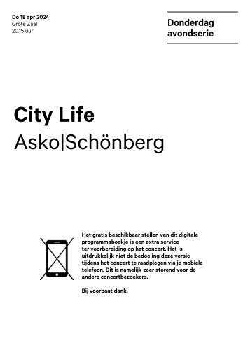 2024 04 18 City Life - Asko|Schönberg