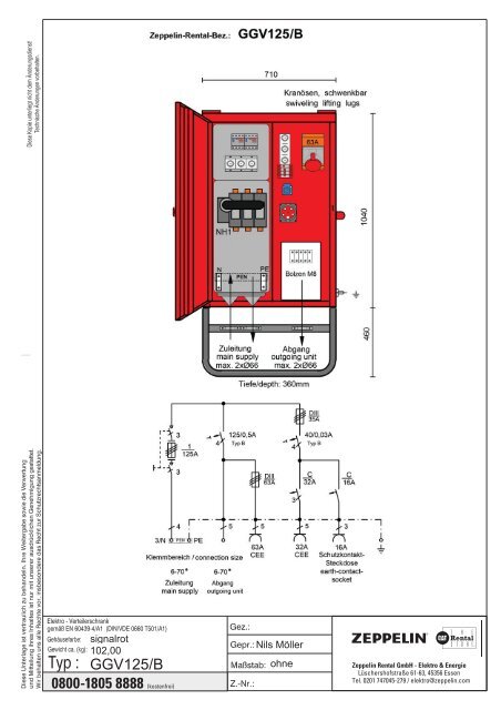 streif-rent Datenblatt GGV125D_TypB