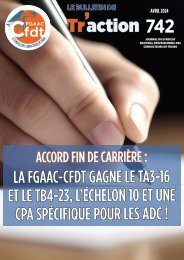 Bulletin de traction 742 avril 2024 FGAAC-CFDT