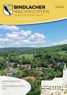 Bindlacher Nachrichten - Ausgabe 22.04.24