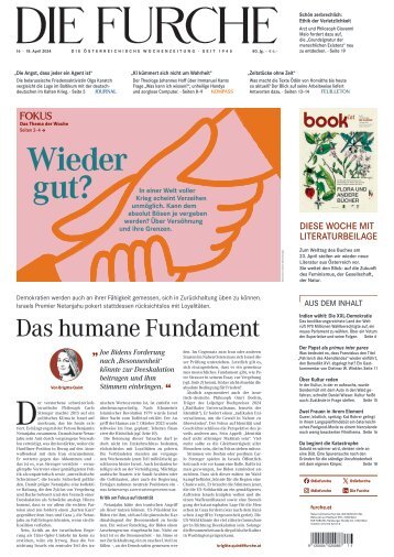 DIE FURCHE 18.04.2024