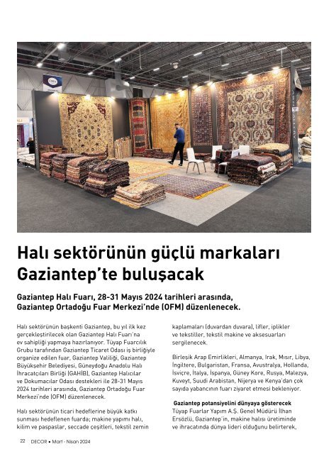 Decor Mart Nisan 2024