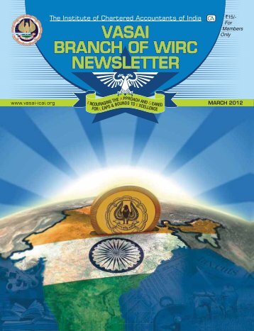 vasai branch of wirc newsletter vasai branch of wirc ... - vasai-icai.org