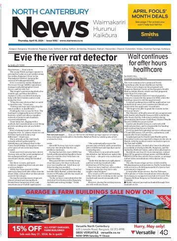 North Canterbury News: April 18, 2024