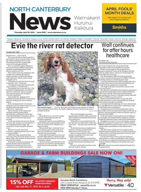 North Canterbury News: April 18, 2024