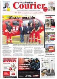 Ashburton Courier: April 18, 2024