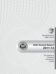 45 Annual Report 2011-12 - Baroda Branch of WIRC of ICAI