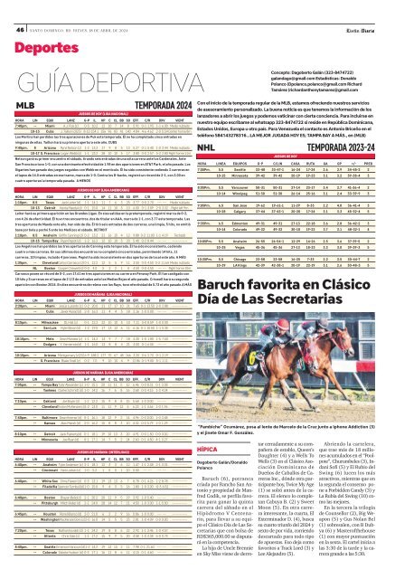 Guía Deportiva 18-04-2024