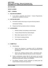 DOCUMENT III-2: PARTICULAR SPECIFICATIONS - Shbc