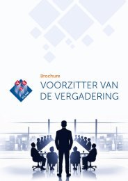 Digitale brochure: Voorzitter van de Vergadering