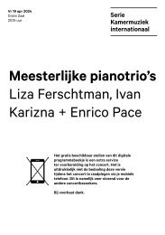 2024 04 19 Meesterlijke pianotrio's - Liza Ferschtman, Ivan Karizna + Enrico Pace