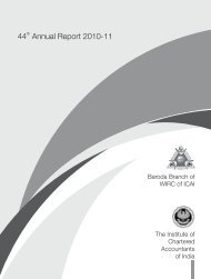 44 Annual Report 2010-11 - Baroda Branch of WIRC of ICAI