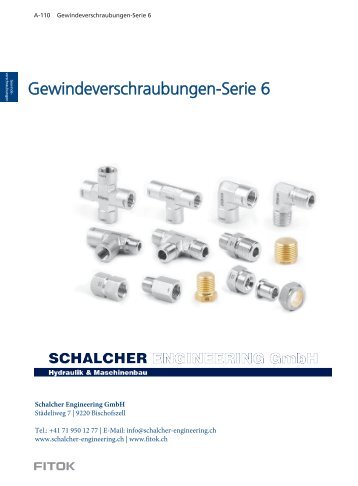 Gewindeverschraubungen FITOK DE