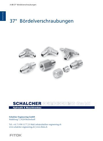 37° Bördelverschraubungen DE