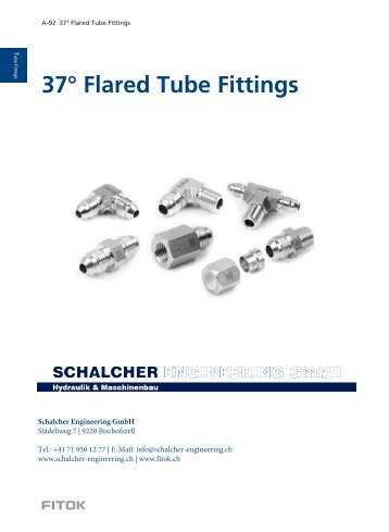 37° Flared Tube Fittings EN