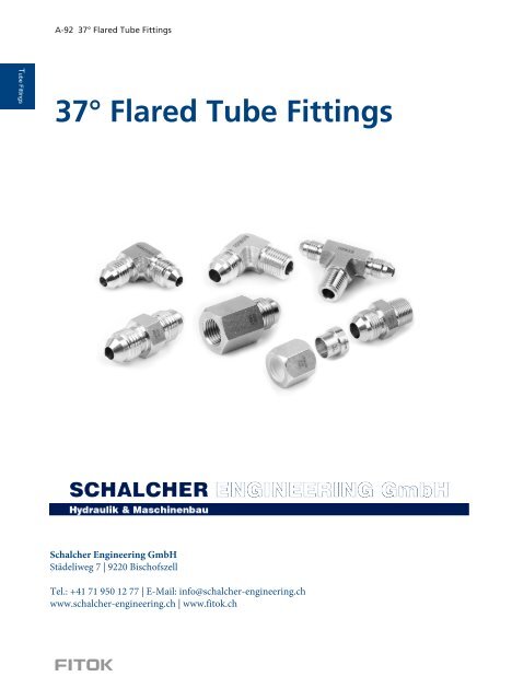 37° Flared Tube Fittings EN