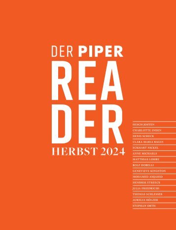 PIPER Reader Herbst 2024