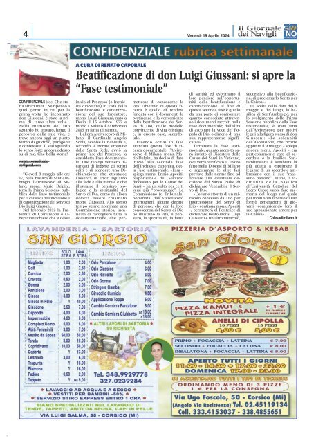 Giornale dei Navigli n. 16 - 19 aprile 2024