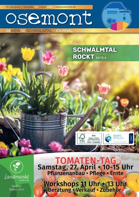 OSE MONT - Schwalmtals Gemeindejournal - Ausgabe April 2024