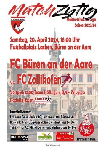 FCB - FC Zollikofen, 20.04.2024