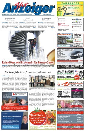 Ihr Anzeiger Bad Bramstedt 16 2024