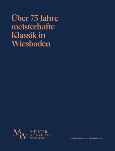 Meisterkonzerte Wiesbaden Saison 2024/25