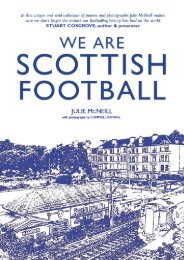 We are Scottish Football by Julie McNeill sampler