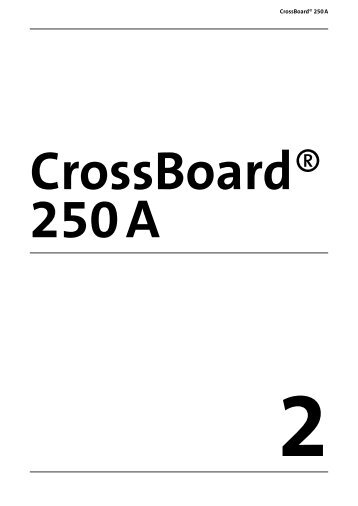 Portfolio CrossBoard® V1.0