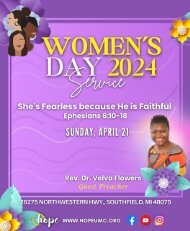 April 21, 2024 Women's Day Bulletin - 4th Sunday of EASTER
