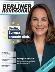 CDU Berlin_Sonderrundschau Europa 2024