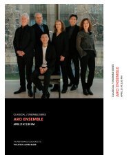 ARC Ensemble | House Program | April 21, 2024