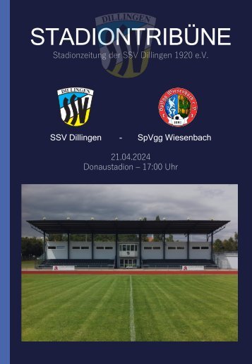 STADIONTRIBÜNE - AKTUELLE NEWS ZU DEN KREISLIGA-HEIMSPIELEN DER SSV DILLINGEN IM DONAUSTADION!