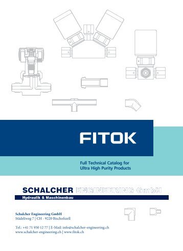 Full Technical Catalog for Ultra High Purity Products FItoK EN