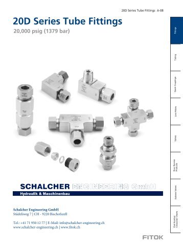 20D Series Tube Fittings FITOK EN