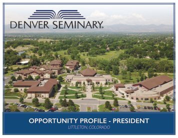 Denver Seminary Opportunity Profile