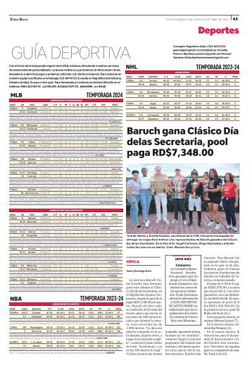 Guía Deportiva 22-04-2024