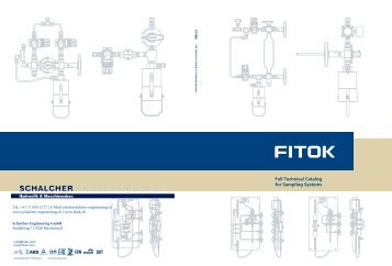 Full Technical Catalog for Sampling Systems FITOK EN