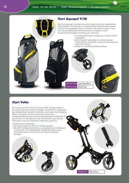 Spectrum Golf Katalog 2024