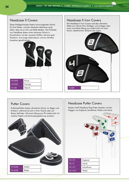 Spectrum Golf Katalog 2024