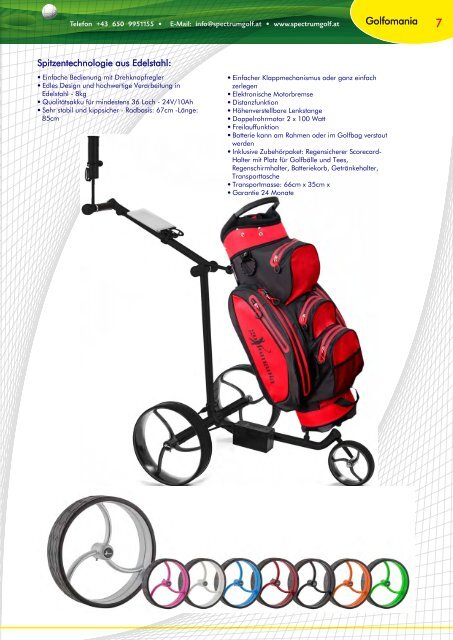 Spectrum Golf Katalog 2024