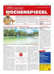 Dübener Wochenspiegel - Ausgabe 8 - Jahrgang 2024